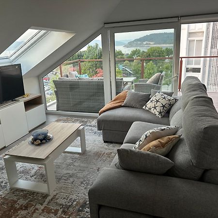 Ferienwohnung Atico Mirando O Mar Porto do Son Exterior foto