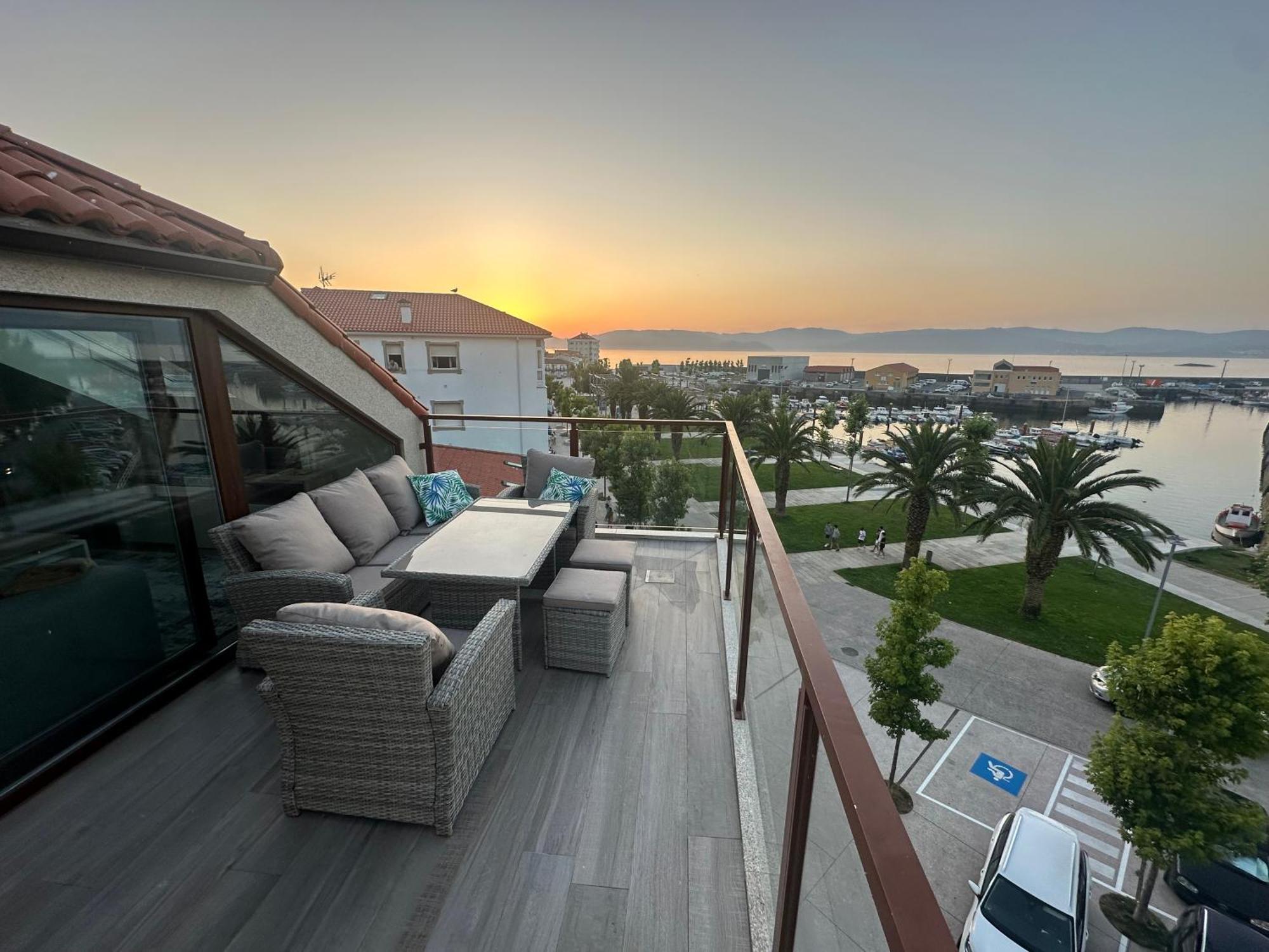 Ferienwohnung Atico Mirando O Mar Porto do Son Exterior foto