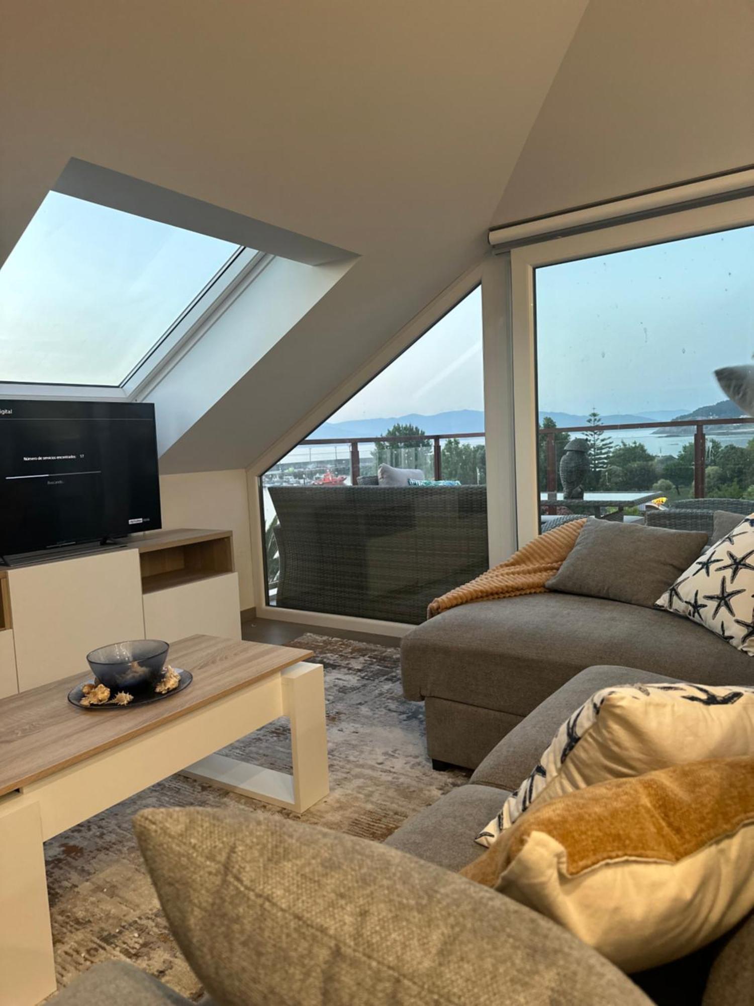 Ferienwohnung Atico Mirando O Mar Porto do Son Exterior foto