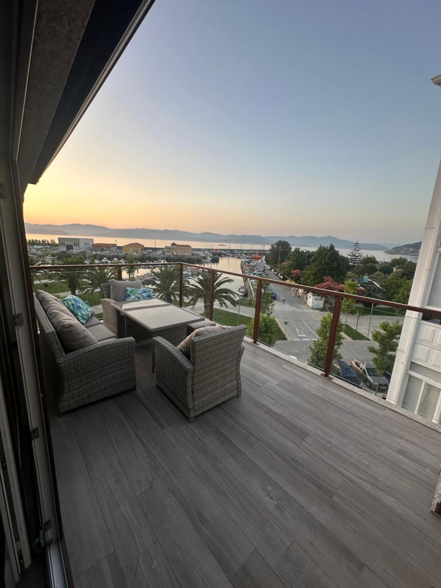 Ferienwohnung Atico Mirando O Mar Porto do Son Exterior foto