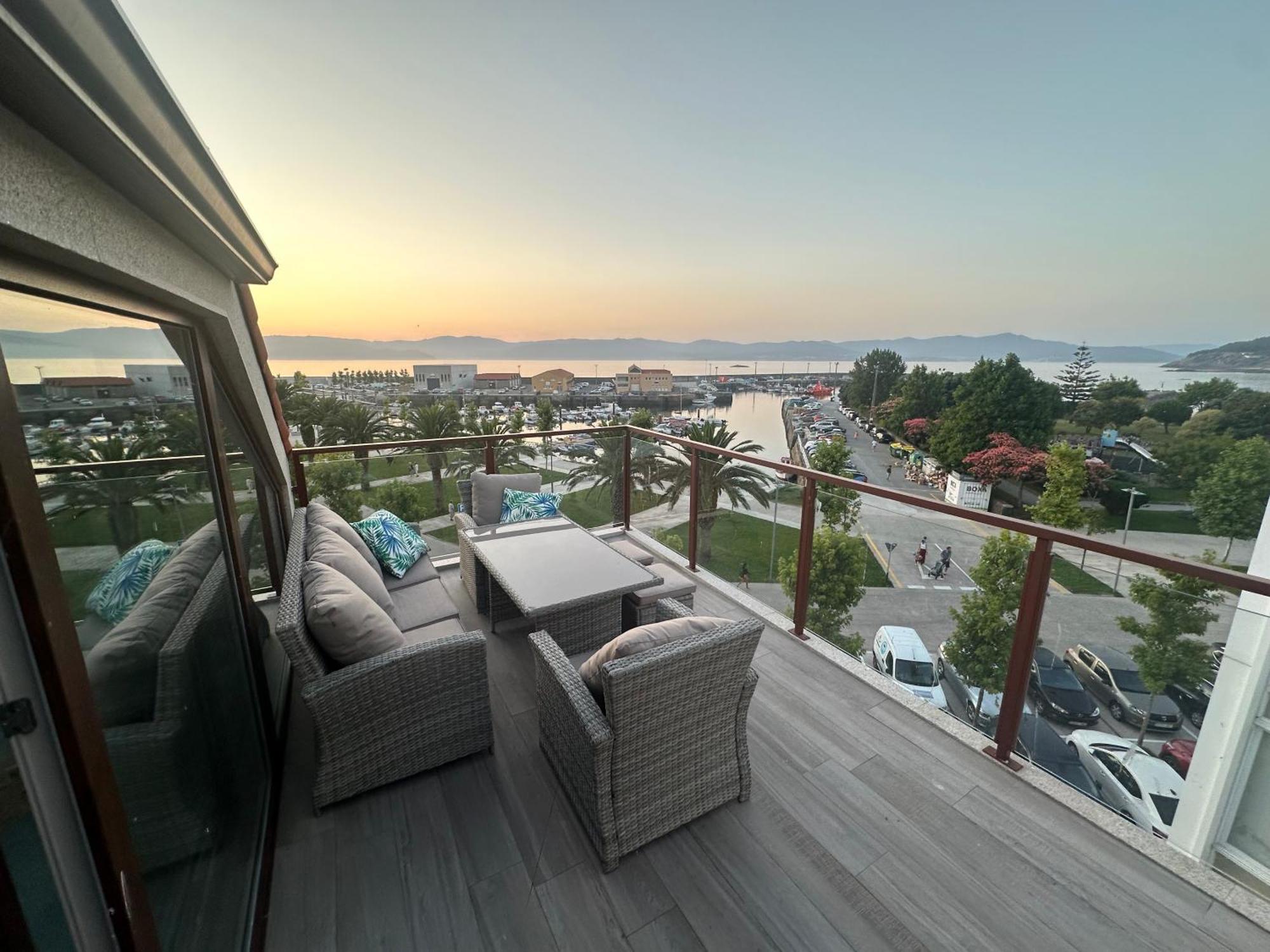 Ferienwohnung Atico Mirando O Mar Porto do Son Exterior foto