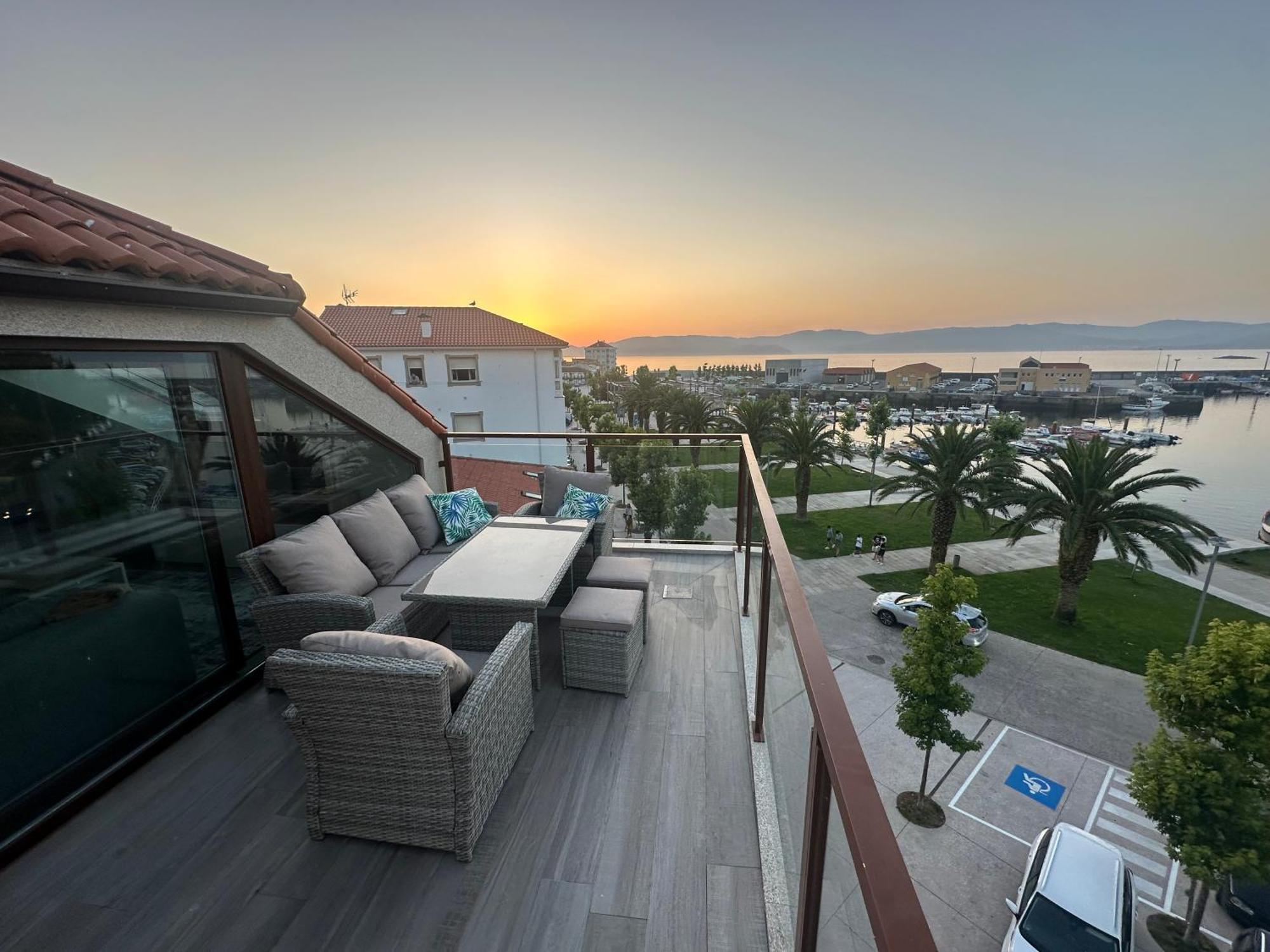 Ferienwohnung Atico Mirando O Mar Porto do Son Exterior foto