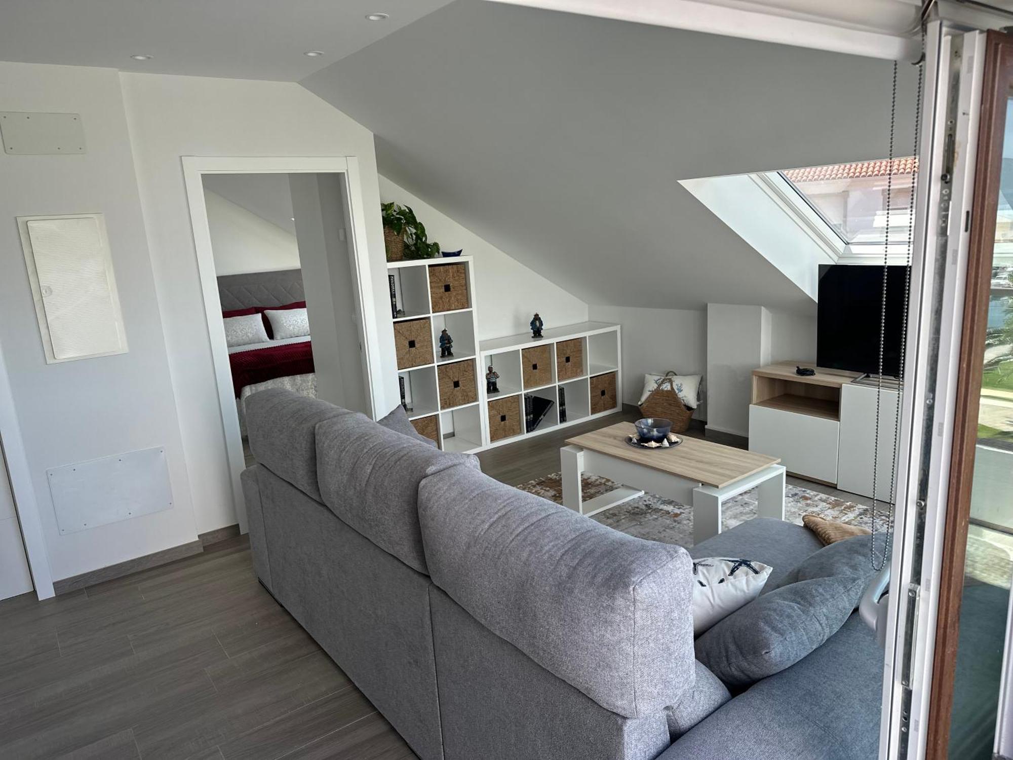 Ferienwohnung Atico Mirando O Mar Porto do Son Exterior foto