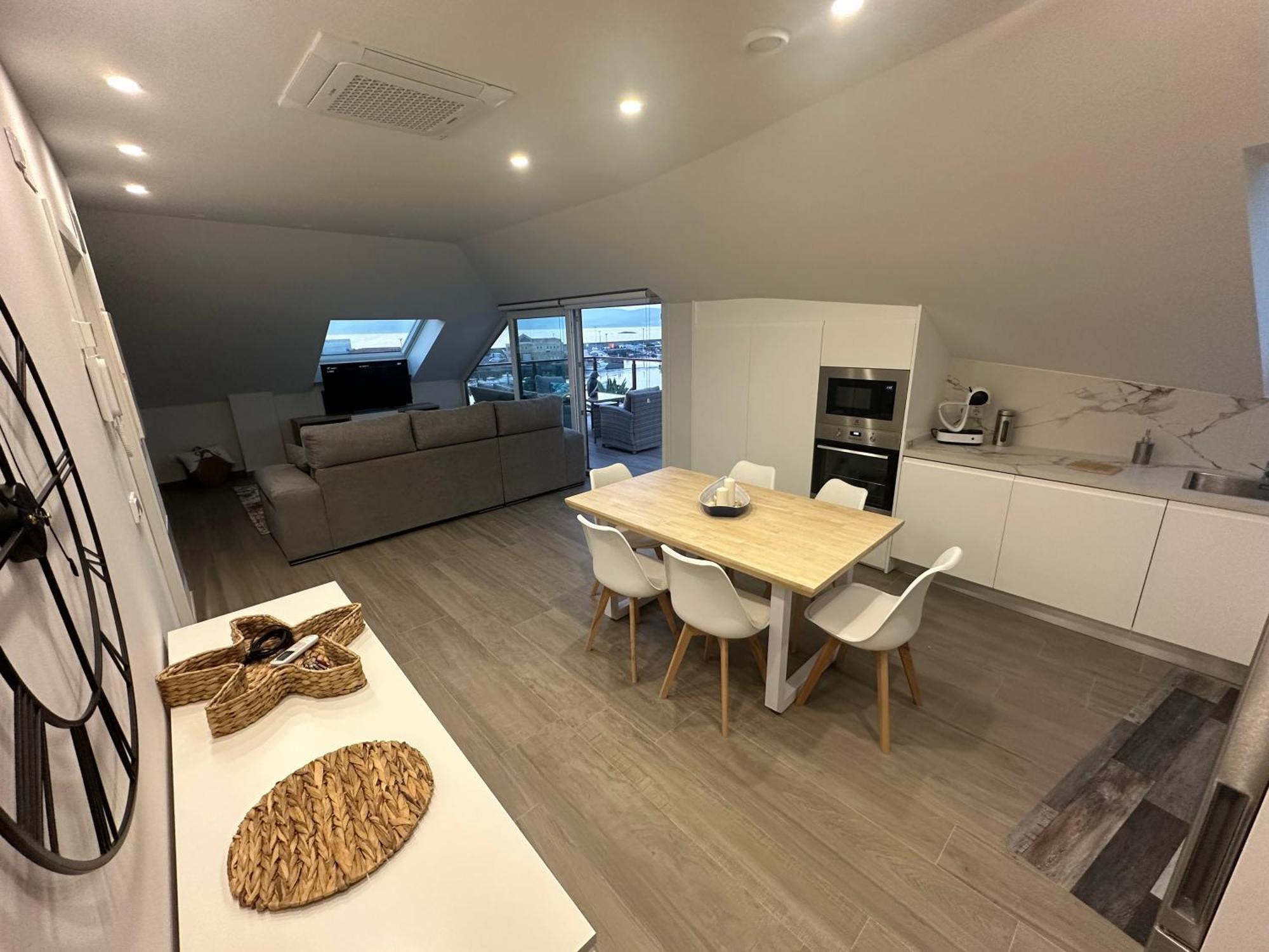 Ferienwohnung Atico Mirando O Mar Porto do Son Exterior foto