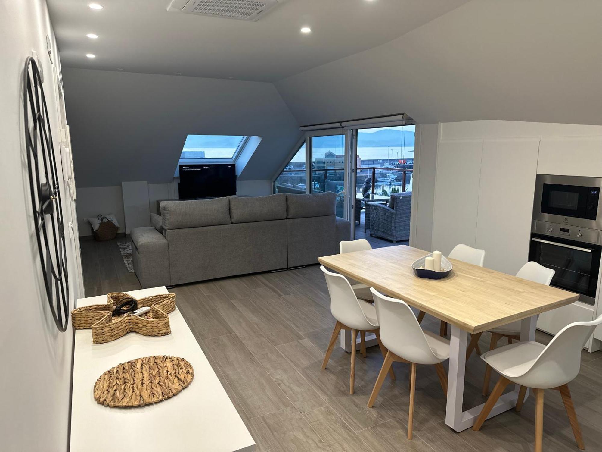 Ferienwohnung Atico Mirando O Mar Porto do Son Exterior foto